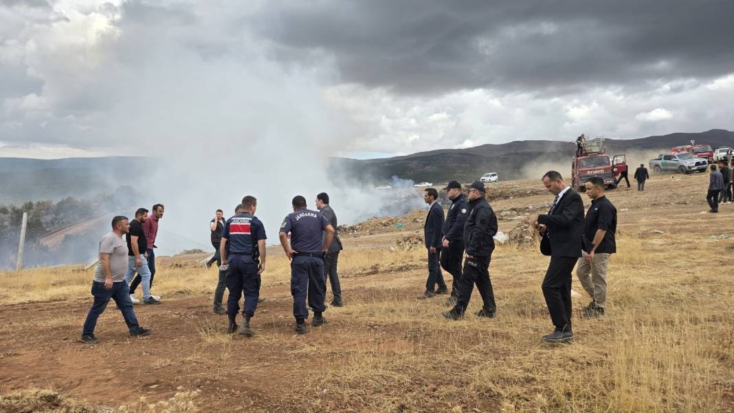 Konya Derbent’te orman yangını çıktı 10